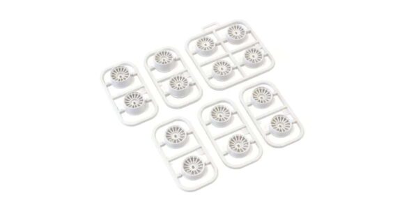 Jantes Kyosho Mini-Z Awd Blanches Multi Offset Kit