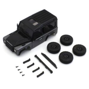 Carrosserie Land Rover Defender 90 Gray Mini-Z 4x4 Mx01 (Avec Roues)