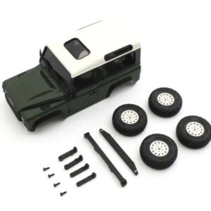Carrosserie Land Rover Defender 90 Coniston Green Mini-Z 4x4 Mx01