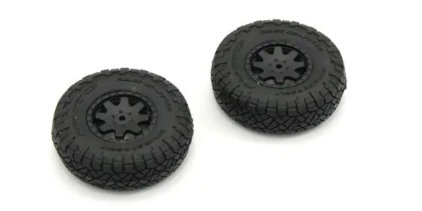 Pre-Glued Tires (2) Toyota 4runner Kyosho Mini-Z 4x4 Mx01