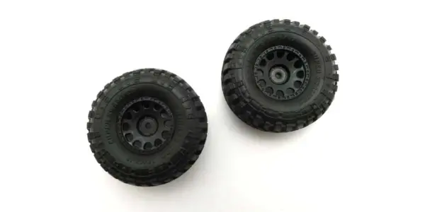Pre-Glued Tires (2) Interco Tyres Mini-Z 4x4 Mx01 Heavy Weight