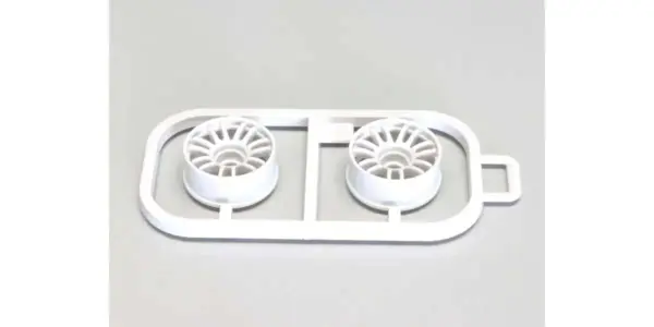 Wheels Set Re30 Kyosho Mini-Z Mr03 Narrow-Offset 1.5 (2) White