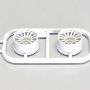 Jantes Re30 Kyosho Mini-Z Mr03 Larges-Deport 2.0 (2) Blanches