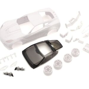 Carrosserie Chevrolet Corvette Zr1 Mini-Z + Jantes 2wd (A Peindre)