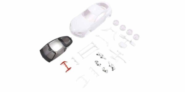 Carrosserie Toyota Gr Supra Mini-Z + Jantes 4wd (A Peindre)