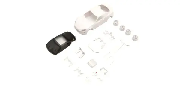Bodyshell Toyota 86 Kyosho Mini-Z + 4wd Rims (White Body)