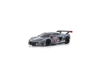 Kyosho Autoscale Mini-Z Chevrolet Corvette C8r Gun Metal/White (W-Mm)