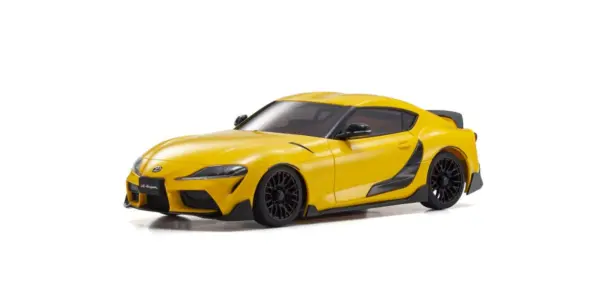 AUTOSCAL Mini-Z TOYOTA GR SUPRA TRRA TRD AERO YELLOW version (MA020)