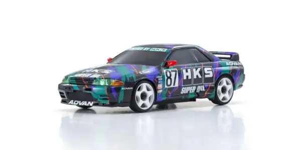 Kyosho Autoscale Mini-Z Skyline Gt-R R32 1993 HKS #87 (Ma020n-L)