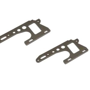 Plaques Laterales Avant Kyosho Optima Pro (2) Gun Metal