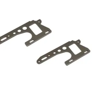 Kyosho Optima Pro (2) Gun Metal front plates