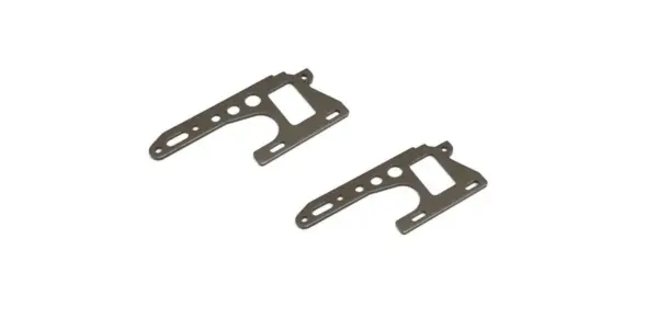 Front Side Plate Set Kyosho Optima Pro (2) Gun Metal