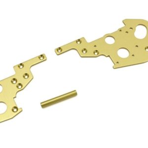 Plaques Laterales Arriere Kyosho Turbo Optima (2) Gold