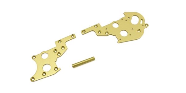 Plaques Laterales Arriere Kyosho Turbo Optima (2) Gold