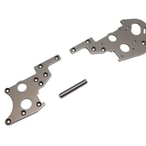 Plaques Laterales Arriere Kyosho Optima Pro (2) Gun Metal