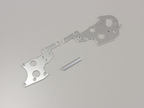 Plaques Laterales Arriere Kyosho Turbo Optima (2) Silver