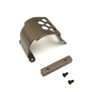 Protection Arriere De Moteur Kyosho Optima Pro - Gun Metal