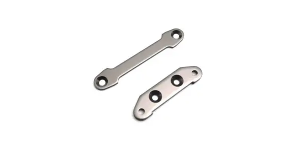 Front Suspension Plate Set Kyosho Optima Pro (2) Gun Metal