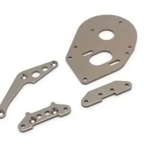 Kyosho Optima Mid plates (set) Gun Metal