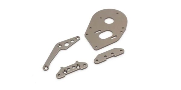 Kyosho Optima Mid plates (set) Gun Metal