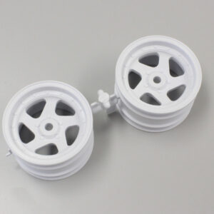 5 white rims 1.7 inches (2) Kyosho Optima