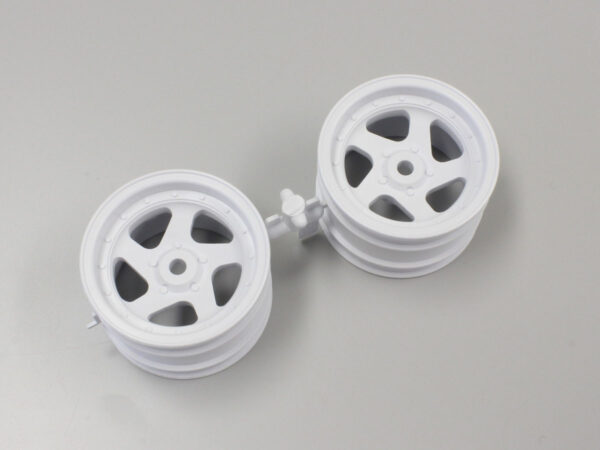 5 white rims 1.7 inches (2) Kyosho Optima