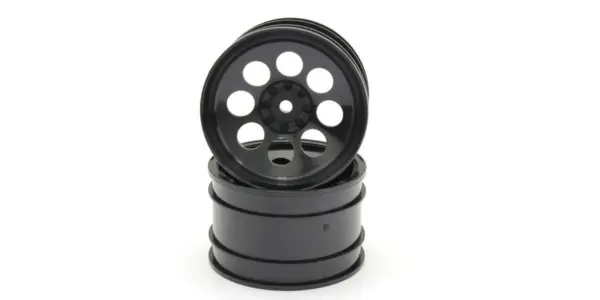 Kyosho Optima Black 2.0 Inches 8 Holes Wheel (2)