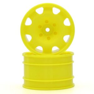 8 yellow rims 2.0 inches (2) Kyosho Optima Mid