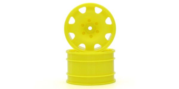 8 yellow rims 2.0 inches (2) Kyosho Optima Mid