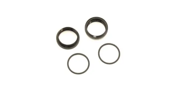 Threaded Shocks Dial Kyosho Turbo Optima (2) - Black