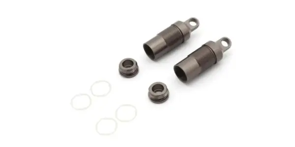 Front Shock Set Kyosho Optima Mid (2) Gun Metal