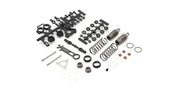 Front Shock Set Kyosho Optima Mid (2) Gun Metal