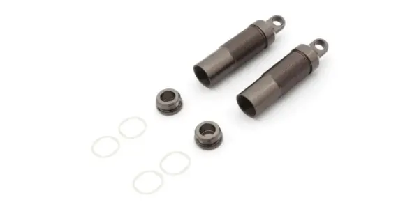 Rear Shock Set Kyosho Optima Mid (2) Gun Metal