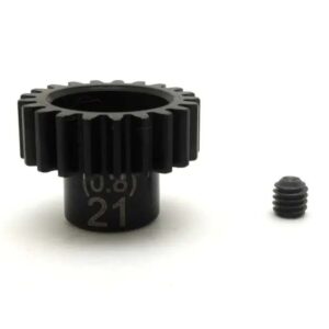 Pignon Moteur 21 Dents Kyosho 1:8 (Mod 0.8-d5.0) Acier