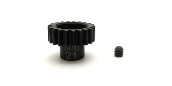 Pignon Moteur 21 Dents Kyosho 1:8 (Mod 0.8-d5.0) Acier