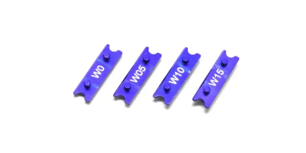 Front Spring Mount R246 Mini-Z Mr03-W (0-0.5-1-1.5mm) Alu