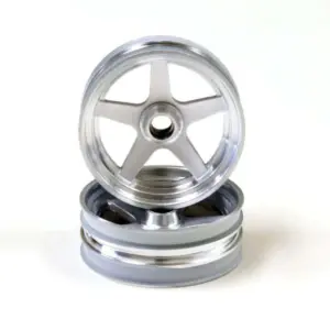 Front rims chrome satin 2.0 inches (2) Kyosho Beetle 2014