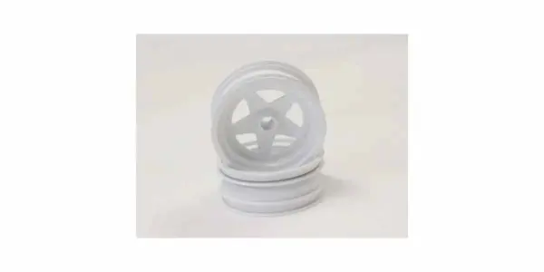 Kyosho Scorpion 2014 White Front Wheel 2.2 Inches (2)