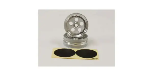 Kyosho Tomahawk Satin Chromed Front Wheel 2.0 Inches (2)