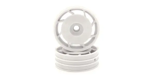 Kyosho 1:10 Ultima Front Wheels 8d 50mm (2) - White