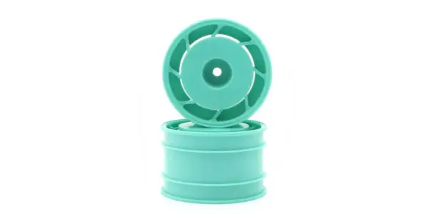 Kyosho 1:10 Ultima Rear Wheels 8d 50mm (2) - Peppermint Green