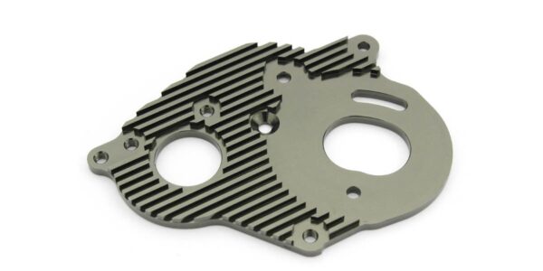 Plaque Moteur Gun Metal CNC Ultima Kyosho