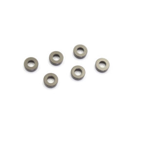 Rondelles Anodisees 3x6x2mm (6) - Gun Metal