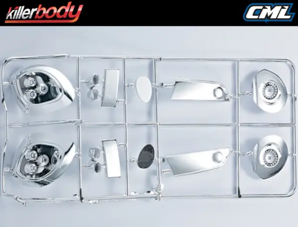 Killerbody Electroplated Light Bucket Set (Alfa Romeo 8c)