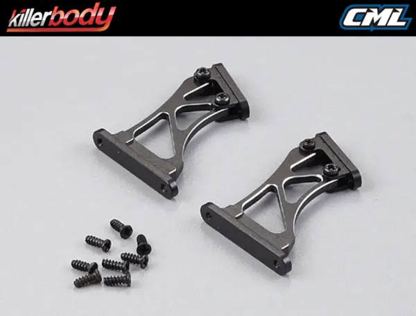 Killerbody Rear Wing Mount - High 1/7 (Cnc Aluminum)