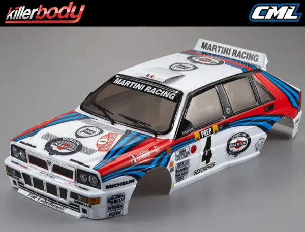 Killerbody Lancia Delta Hf Integrale 190mm Finished Body Rally