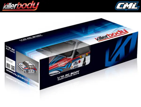Killerbody Lancia Delta Hf Integrale 190mm Finished Body Rally