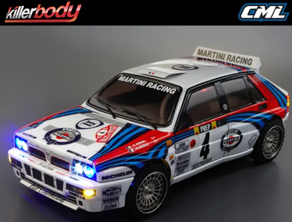 Killerbody Lancia Delta Hf Integrale 190mm Finished Body Rally