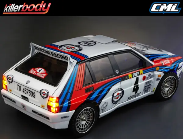Killerbody Lancia Delta Hf Integrale 190mm Finished Body Rally
