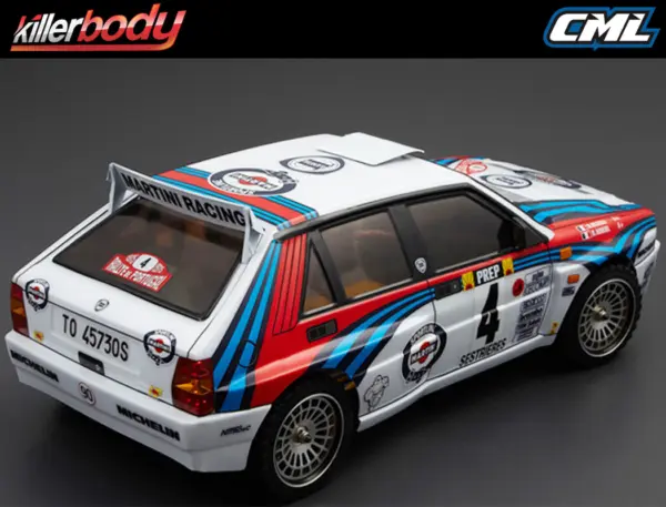 Killerbody Lancia Delta Hf Integrale 190mm Finished Body Rally